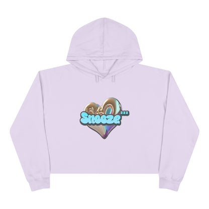 Snooze Crop Hoodie