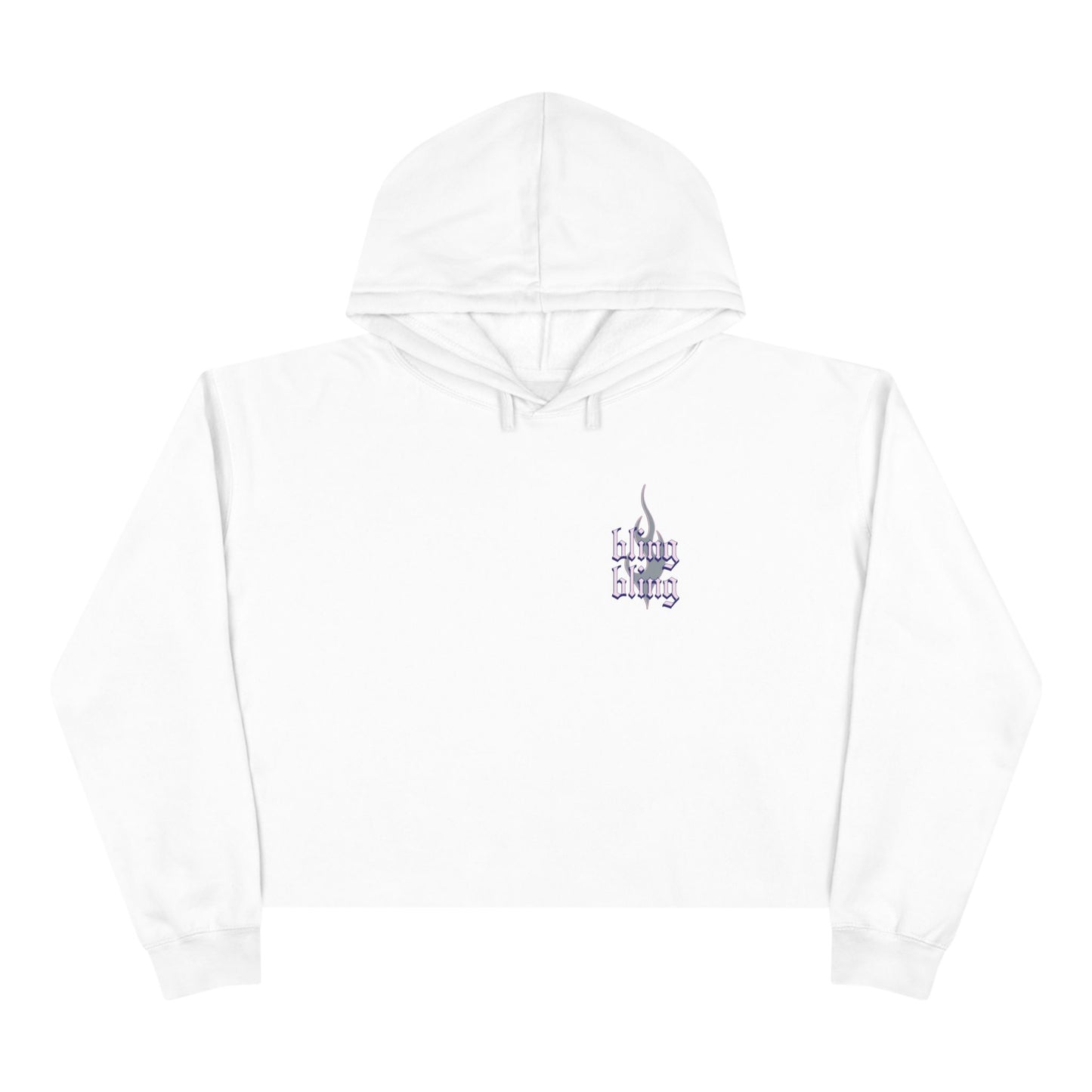 Bling Bling Crop Hoodie