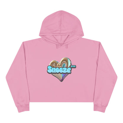 Snooze Crop Hoodie